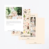 "Woodland Celebration" - Children's Birthday Party Invitations in Sunshine by iamtanya - Back of Card Options