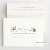"Woodland Celebration" - Children's Birthday Party Invitations in Sunshine by iamtanya - FREE Recipient Addressing