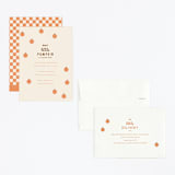 "A Little Pumpkin" - Children's Birthday Party Invitations in Pumpkin by Baumbirdy - Assembled