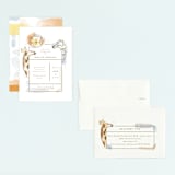 "modern safari" - Children's Birthday Party Invitations in Creamsicle by Rebecca Durflinger - Assembled