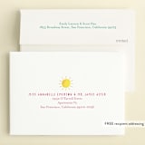"Little Sunshine" - Children's Birthday Party Invitations in Petal by Little Print Design - FREE Recipient Addressing