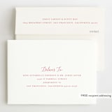 "Big Script" - Children's Birthday Party Invitations in Blush by Genna Blackburn - FREE Recipient Addressing