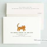 "Bear and Tiger" - Children's Birthday Party Invitations in Forest by iamtanya - FREE Recipient Addressing