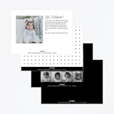 "Let's Celebrate a Birthday" - Children's Birthday Party Invitations in Sugar by Christine Taylor - Back of Card Options