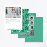 "Let's Roar DInosaur" - Children's Birthday Party Invitations in Forest by melanie mikecz - Back of Card Options