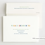 "These Babes" - Children's Birthday Party Invitations in Mint by Baumbirdy - FREE Recipient Addressing