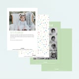 "Shout Out" - Children's Birthday Party Invitations in Frosting by Oma N. Ramkhelawan - Back of Card Options