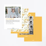"Bee Day Party" - Children's Birthday Party Invitations in Sunflower by Chasity Smith - Back of Card Options