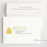 "Bee Day Party" - Children's Birthday Party Invitations in Sunflower by Chasity Smith - FREE Recipient Addressing