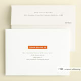 "Plus" - Children's Birthday Party Invitations in Tangerine by Olivia Raufman - FREE Recipient Addressing