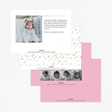 "Sprinkle Me One" - Children's Birthday Party Invitations in Candy by Lagniappe Paper - Back of Card Options