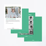 "Number One Bug" - Children's Birthday Party Invitations in Jade by Eve Schultz - Back of Card Options