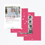 "This Is One" - Children's Birthday Party Invitations in Frost by Bethany Anderson - Back of Card Options