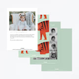 "Jungle Animals" - Children's Birthday Party Invitations in Forest by melanie mikecz - Back of Card Options