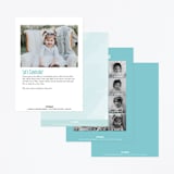 "Under The Sea" - Children's Birthday Party Invitations in Pond by Karidy Walker - Back of Card Options