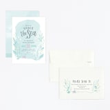 "Under The Sea" - Children's Birthday Party Invitations in Pond by Karidy Walker - Assembled
