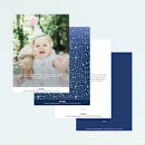 "Disney's Cinderella Bibbity Bobbity" - Children's Birthday Party Invitations in Midnight by Itsy Belle Studio - Back of Card Options