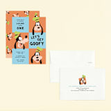 "Disney's Goofy Birthday" - Children's Birthday Party Invitations in Gumdrop by Kristen Knechtel - Assembled