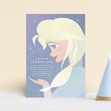 "Disney's Elsa the Snow Queen" - Children's Birthday Party Invitations in Frost by Lori Wemple - Front