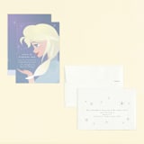 "Disney's Elsa the Snow Queen" - Children's Birthday Party Invitations in Frost by Lori Wemple - Assembled
