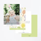 "Disney Princess Mirrors" - Children's Birthday Party Invitations in Vanilla by Baumbirdy - Back of Card Options
