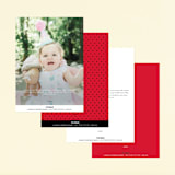 "Disney Simply Minnie Birthday" - Children's Birthday Party Invitations in Strawberry by Julee London - Back of Card Options