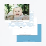 "Disney Mickey & Friends Birthday Train" - Children's Birthday Party Invitations in Sky by Madhvi Samimi - Back of Card Options