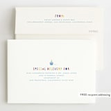 "Disney Mickey & Friends Birthday Train" - Children's Birthday Party Invitations in Sky by Madhvi Samimi - FREE Recipient Addressing
