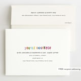 "Confetti Sprinkle" - Children's Birthday Party Invitations in Gumdrops by Up Up Creative - FREE Recipient Addressing