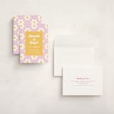 "Daisys" - Children's Birthday Party Invitations in Daisy by Little Print Design - Assembled