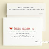 "Little Fire Fighter" - Children's Birthday Party Invitations in Firetruck by Corinne Malesic - FREE Recipient Addressing