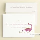 "Party Dinos" - Children's Birthday Party Invitations in Forest by Sarah Knight - FREE Recipient Addressing
