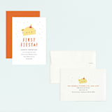 "1st Fiesta" - Children's Birthday Party Invitations in Spicy by Itsy Belle Studio - Assembled