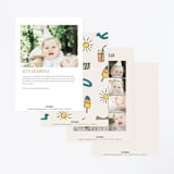 "It's a Pool Party" - Children's Birthday Party Invitations in Poolside by Kristen Knechtel - Back of Card Options