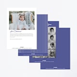 "baseball" - Children's Birthday Party Invitations in Grass by Becky Nimoy - Back of Card Options