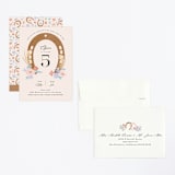 "Pretty Pony" - Children's Birthday Party Invitations in Rose by Corinne Malesic - Assembled