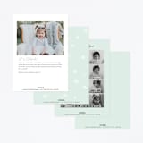 "ONEderland" - Children's Birthday Party Invitations in Mint by Vivian Yiwing - Back of Card Options