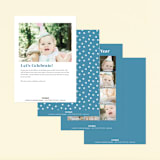 "pawty time" - Children's Birthday Party Invitations in Sky by Karidy Walker - Back of Card Options