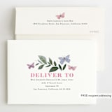 "butterfly kisses" - Children's Birthday Party Invitations in Petal by Karidy Walker - FREE Recipient Addressing