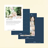 "Petting Zoo Letters" - Children's Birthday Party Invitations in Grass by Carolyn MacLaren - Back of Card Options