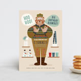 "Disney's Frozen Big Birthday Blowout" - Children's Birthday Party Invitations in Birch by Erica Krystek - Front