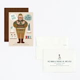 "Disney's Frozen Big Birthday Blowout" - Children's Birthday Party Invitations in Birch by Erica Krystek - Assembled