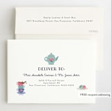 "Disney's Alice In Wonderland Birthday" - Children's Birthday Party Invitations in Sky by Annie Holmquist - FREE Recipient Addressing