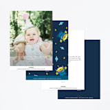 "Disney and Pixar's Toy Story Birthday Claw" - Children's Birthday Party Invitations in Star Alliance by Jackie Crawford - Back of Card Options