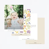 "Disney's Magical Bambi" - Children's Birthday Party Invitations in Cream by Cass Loh - Back of Card Options