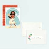 "Disney's Moana Make Way, Make Way" - Children's Birthday Party Invitations in Shell by Itsy Belle Studio - Assembled