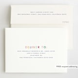 "Disney's Mickey Confetti" - Children's Birthday Party Invitations in Bold by Ellen Schlegelmilch - FREE Recipient Addressing