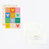 "Vibrant Disney Mickey" - Children's Birthday Party Invitations in Bold by Ellen Schlegelmilch - Assembled