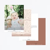 "Simba from Disney's The Lion King" - Children's Birthday Party Invitations in Bamboo by Teju Reval - Back of Card Options