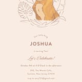 "Simba from Disney's The Lion King" - Children's Birthday Party Invitations in Bamboo by Teju Reval - Detail